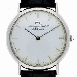 WATCH IWC IW333105 Portofino white SS/leather QZ